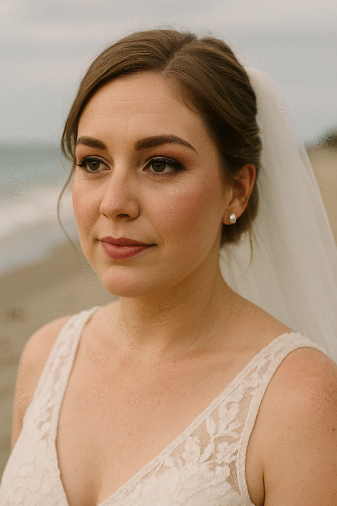 bridal hair soft waves Chicago