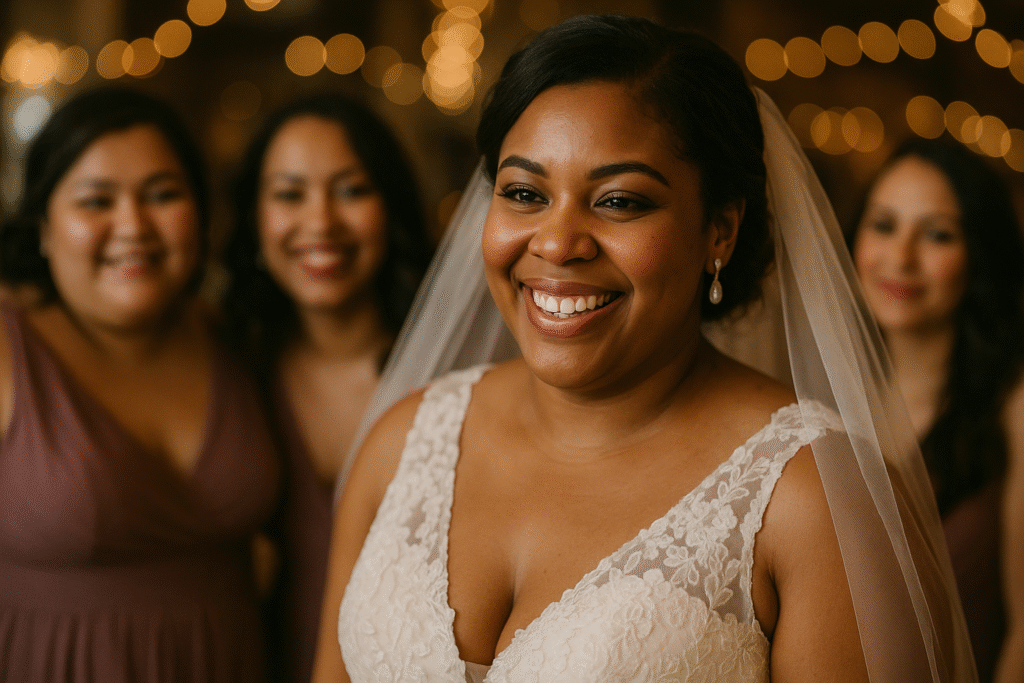 on-location hair and makeup Evanston bride