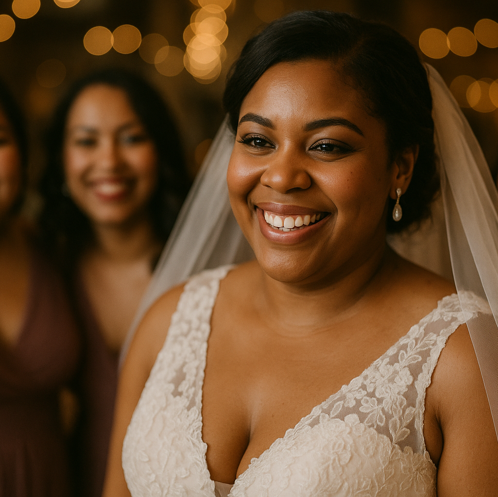 on-location hair and makeup Evanston bride